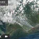 The condition of hotspots and smoke haze in the Seruyan - Central Kalimantan Province (Indonesia) is visible on satellite sourced from https://worldview.earthdata.nasa.gov/